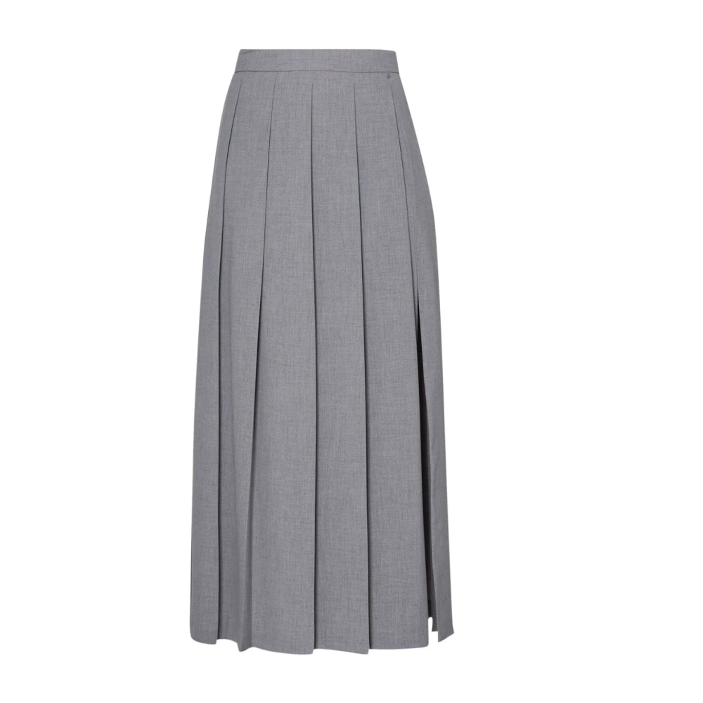 Liu Jo Grijze geplooide midi-rok Gray Dames