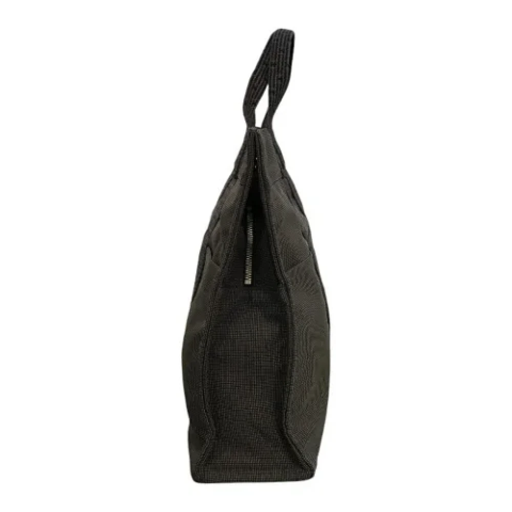Hermès Vintage Pre-owned Canvas handbags Gray Dames