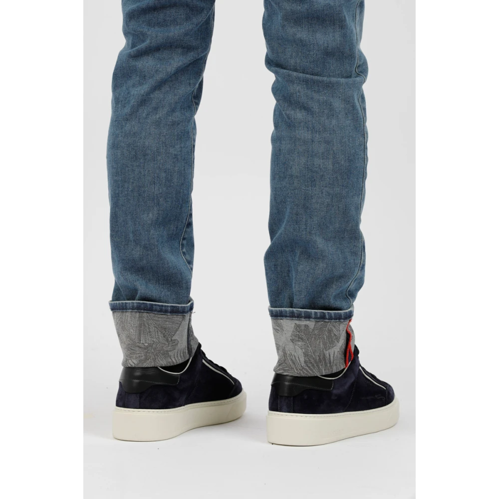 Mason's Reguliere Denim Broek Blue Heren