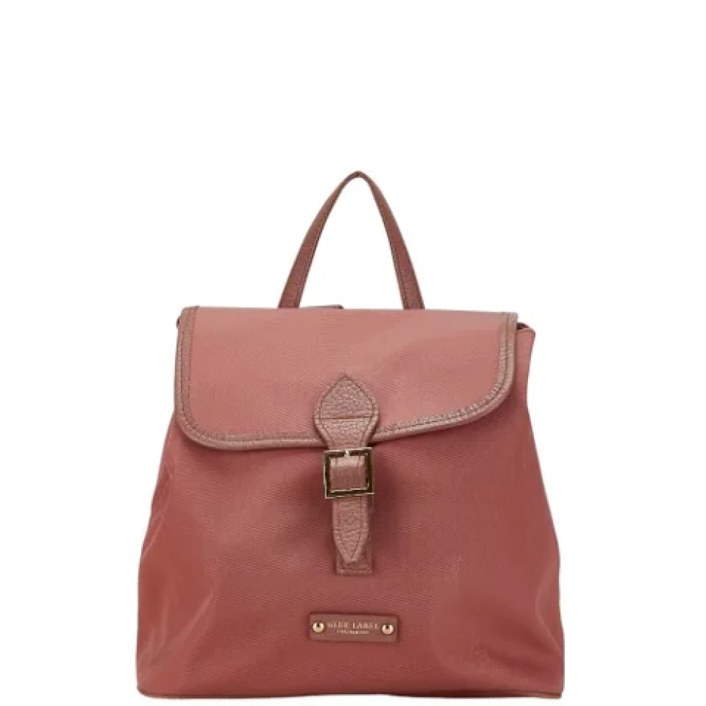 Burberry Vintage Pre-owned Leather backpacks Pink Dames