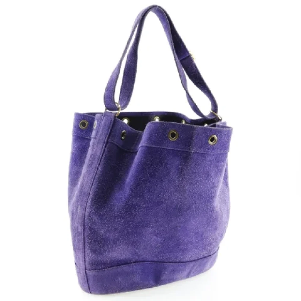 Hermès Vintage Pre-owned Suede shoulder-bags Purple Dames