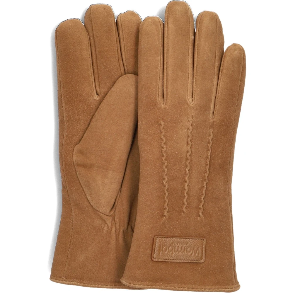 Warmbat Suède handschoenen voor vrouwen Brown Dames