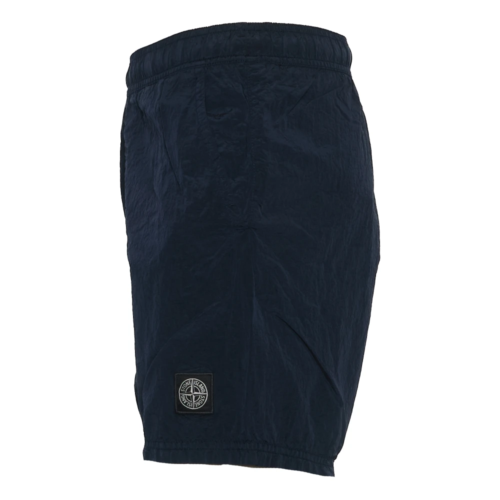 Stone Island Blauwe Bermuda Shorts voor Mannen Blue Heren