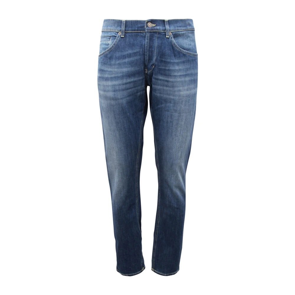 Dondup Men's Blue Slim-Fit Jeans,, Skinny Fit Trousers Made In Italy W30