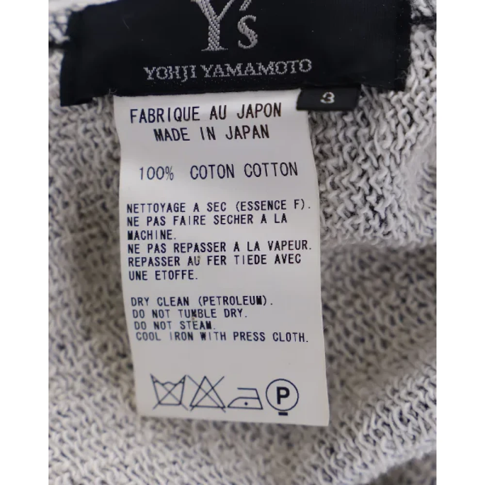 Yohji Yamamoto Pre-owned Cotton outerwear Gray Dames