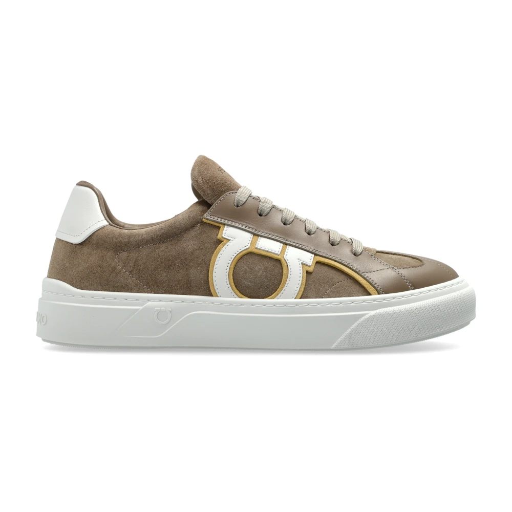 Ferragamo Uomo Verde Sneaker Gancini Taglia 46 - Immagine 2
