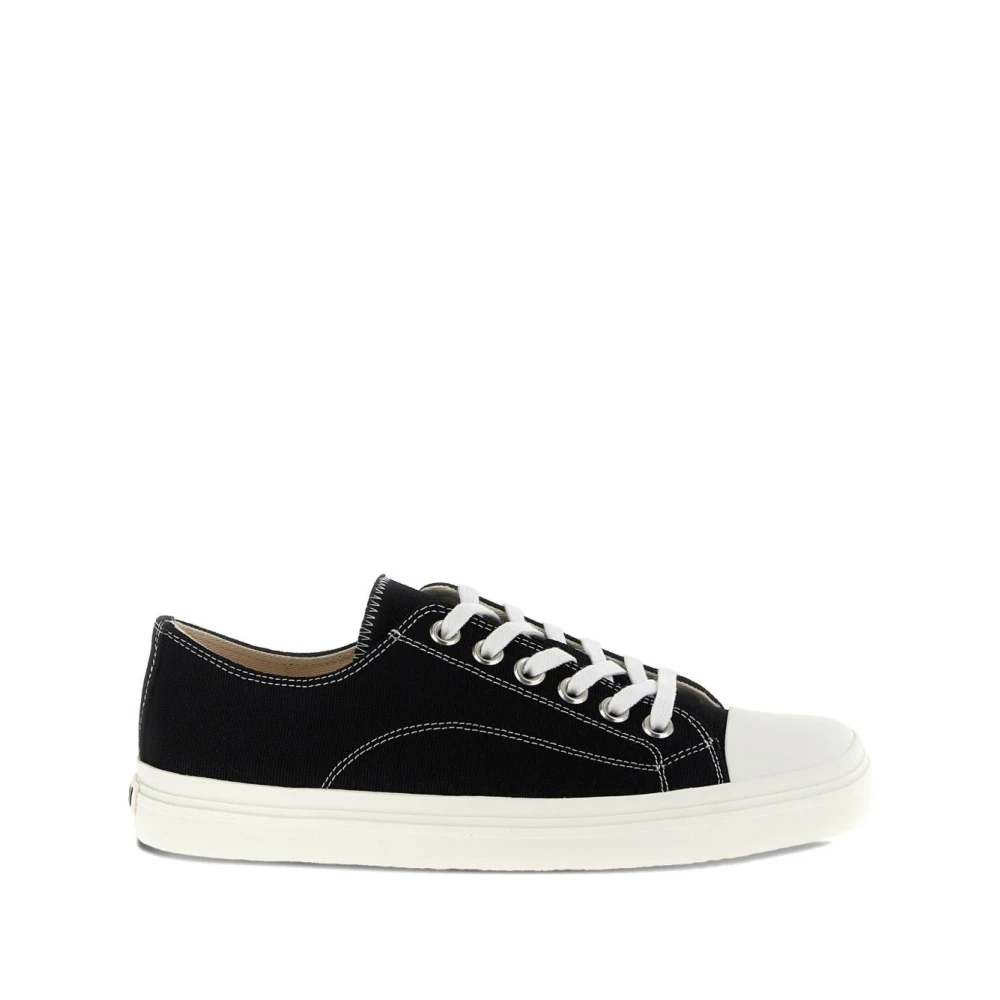 Moschino Zwarte Zijde & Nylon Sneakers Heren Schoenen