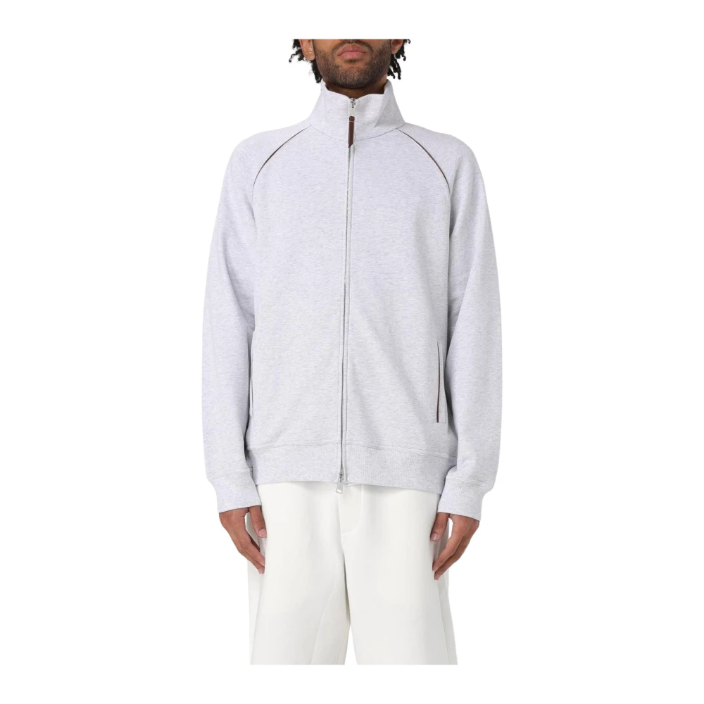 Sweatshirts & Hoodies > Zip-throughs - - Brunello Cucinelli - Modalova