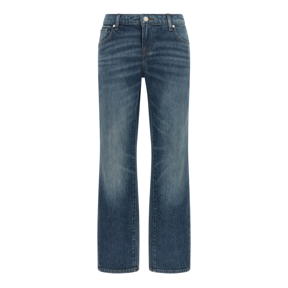 7 For All Mankind Blue Jeans - Female - Straight Fit Jeans - W29 - Jeans