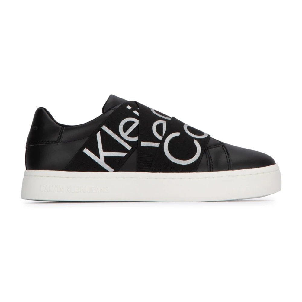 Calvin Klein Snygga Sneakers Black, Dam