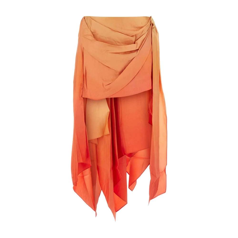 Zimmermann Zijden Tranquillity Mini Rok Orange Dames