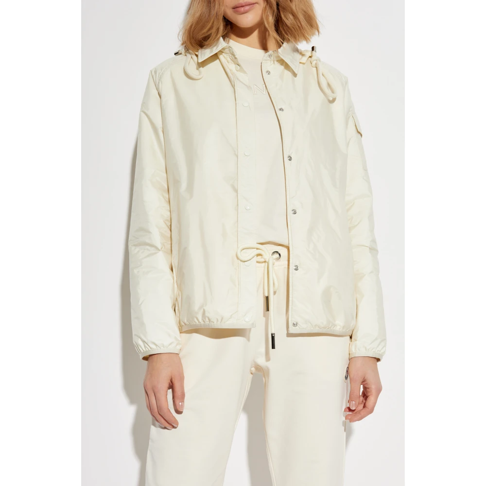 Moncler Jas Camicia Yellow Dames