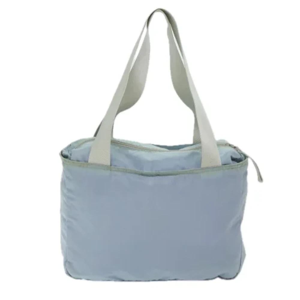 Prada Vintage Pre-owned Fabric totes Blue Dames