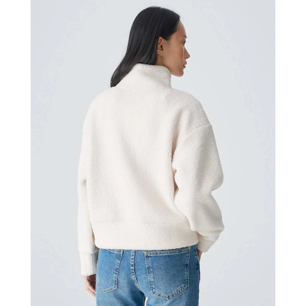 Opus Stijlvolle Sweatshirt met Gatroi Detail Beige Dames