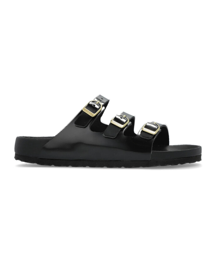 black-slip-on-buckle-strap-shoes