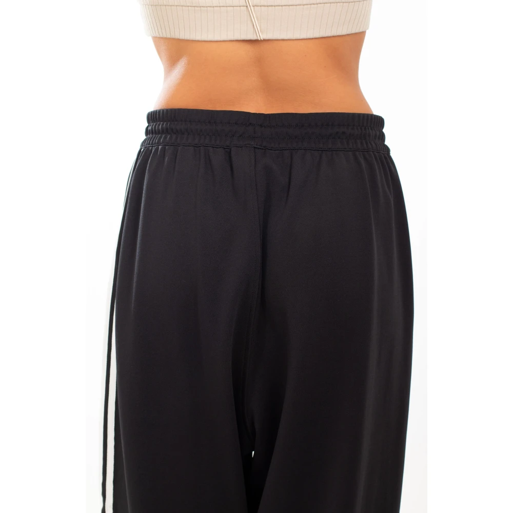 Y-3 Zwarte Trackpants met 3 Strepen Black Dames