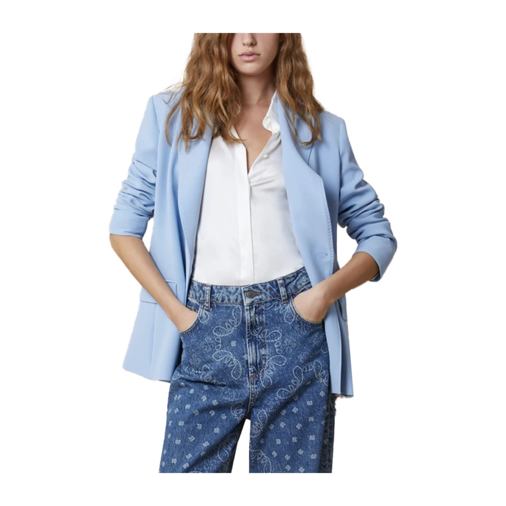 Pennyblack Polyester blazer moderne maatwerkstijl Blue Dames