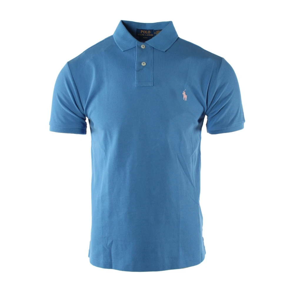 Ralph Lauren Slim Fit Polo Shirt Blue Heren