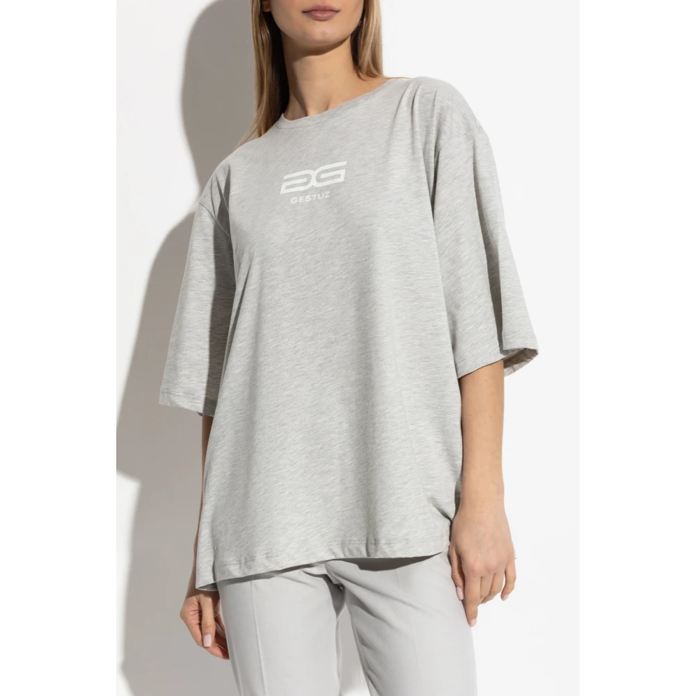Gestuz T-shirt Luelle Gray Dames