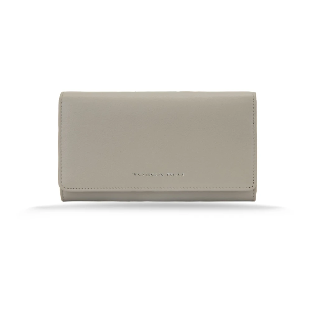 Tosca Blu Women's Beige Wallets & Cardholders, One Size, Leather Wallet With Multiple Slots