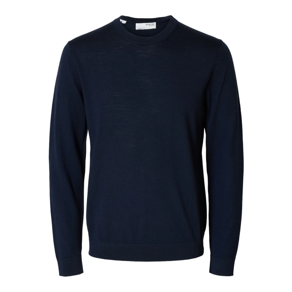 Selected Homme Elegant langarmshirt Blue Heren