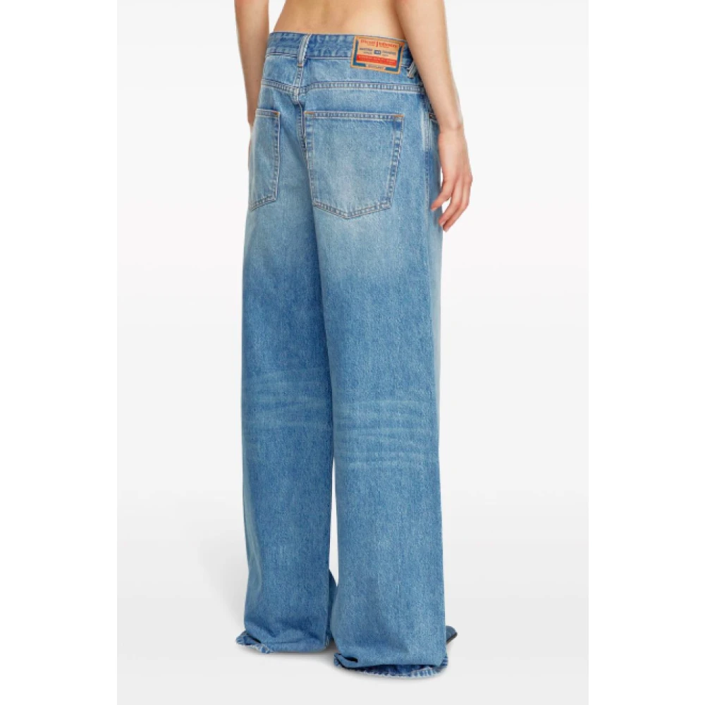 Diesel Vintage Denim Blauwe Broek Blue Dames