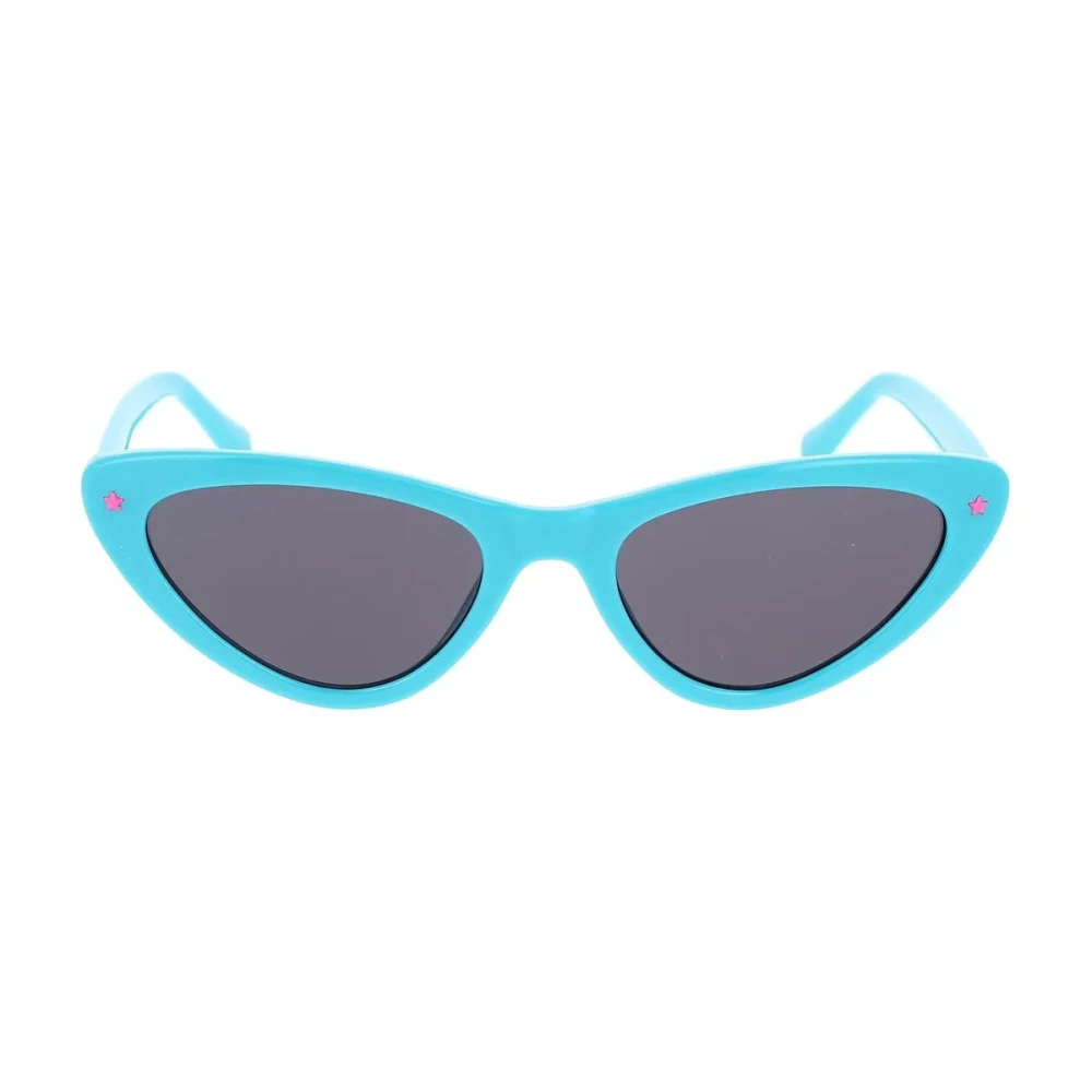 Chiara Ferragni Collection Women's Blue Glam Cat-Eye Sunglasses With Eyelike Logo