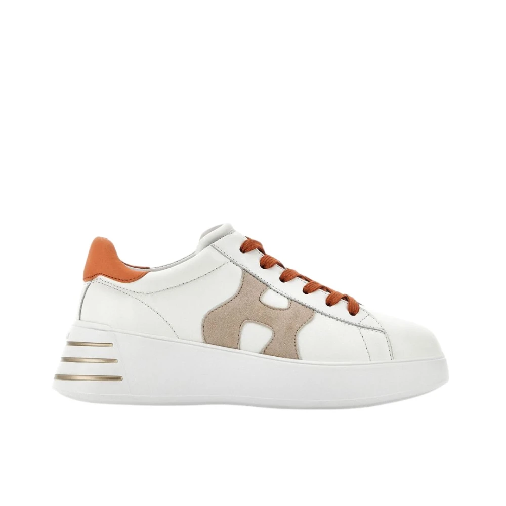 Hogan Rebel leren sneakers Dames Schoenen Veelkleurig Multicolor