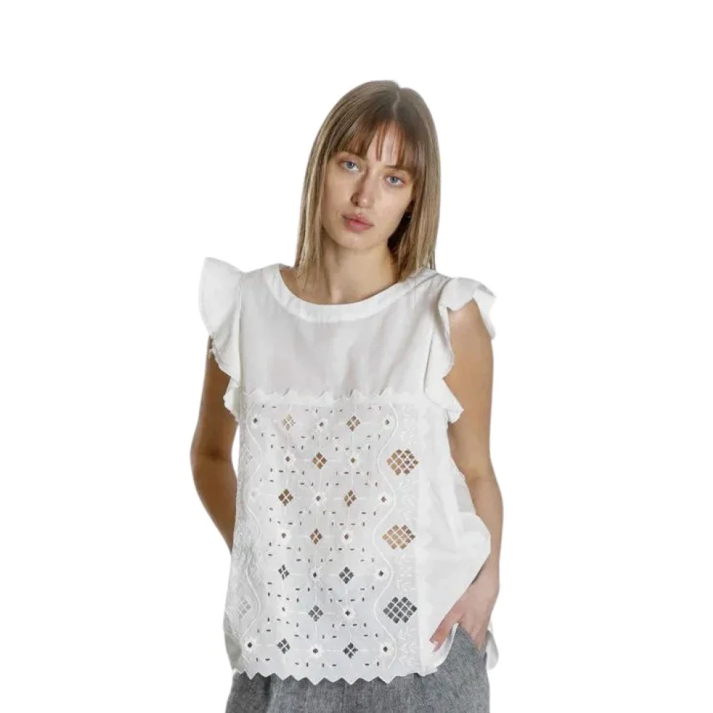 Tops > Sleeveless Tops - - Manila Grace - Modalova