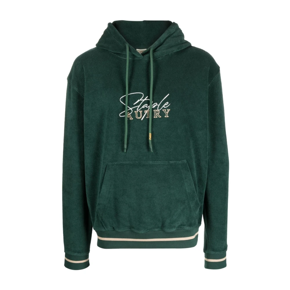 Autry Hoodie met Geborduurd Logo Green Heren