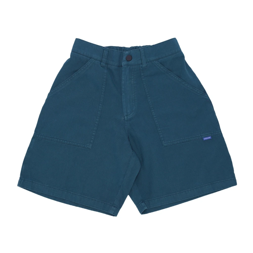 Usual Gestructureerde Groene Herenshorts Green Heren