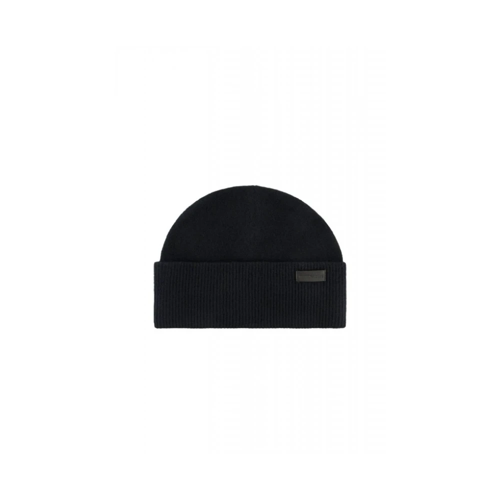 Emporio Armani Unisex Blu - Knit Beanie - Accessories - M
