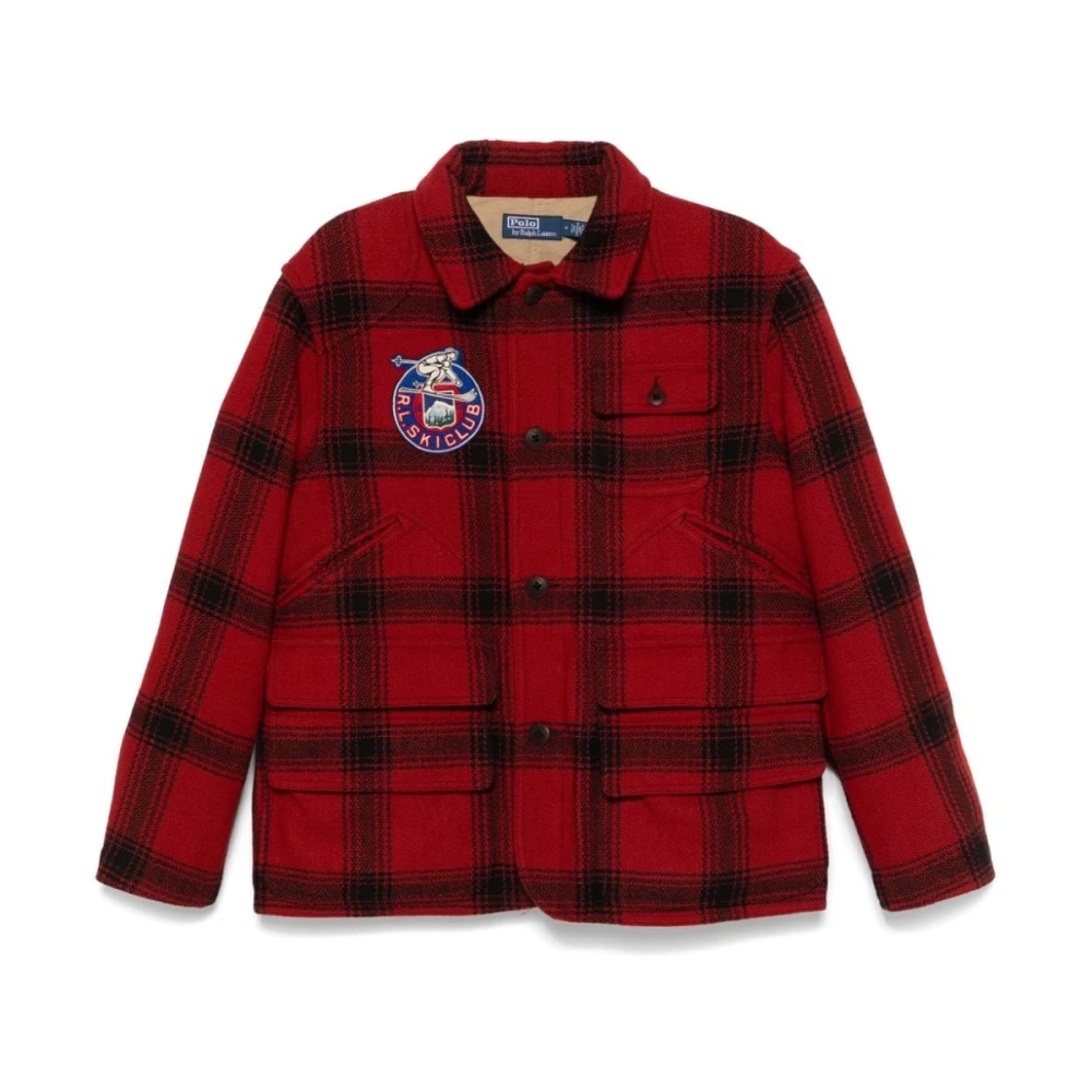 Ralph Lauren Gewatteerde Design Jas Red Heren