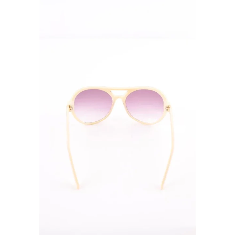 Moschino Pre-Owned Pre-owned Glass sunglasses Beige Dames