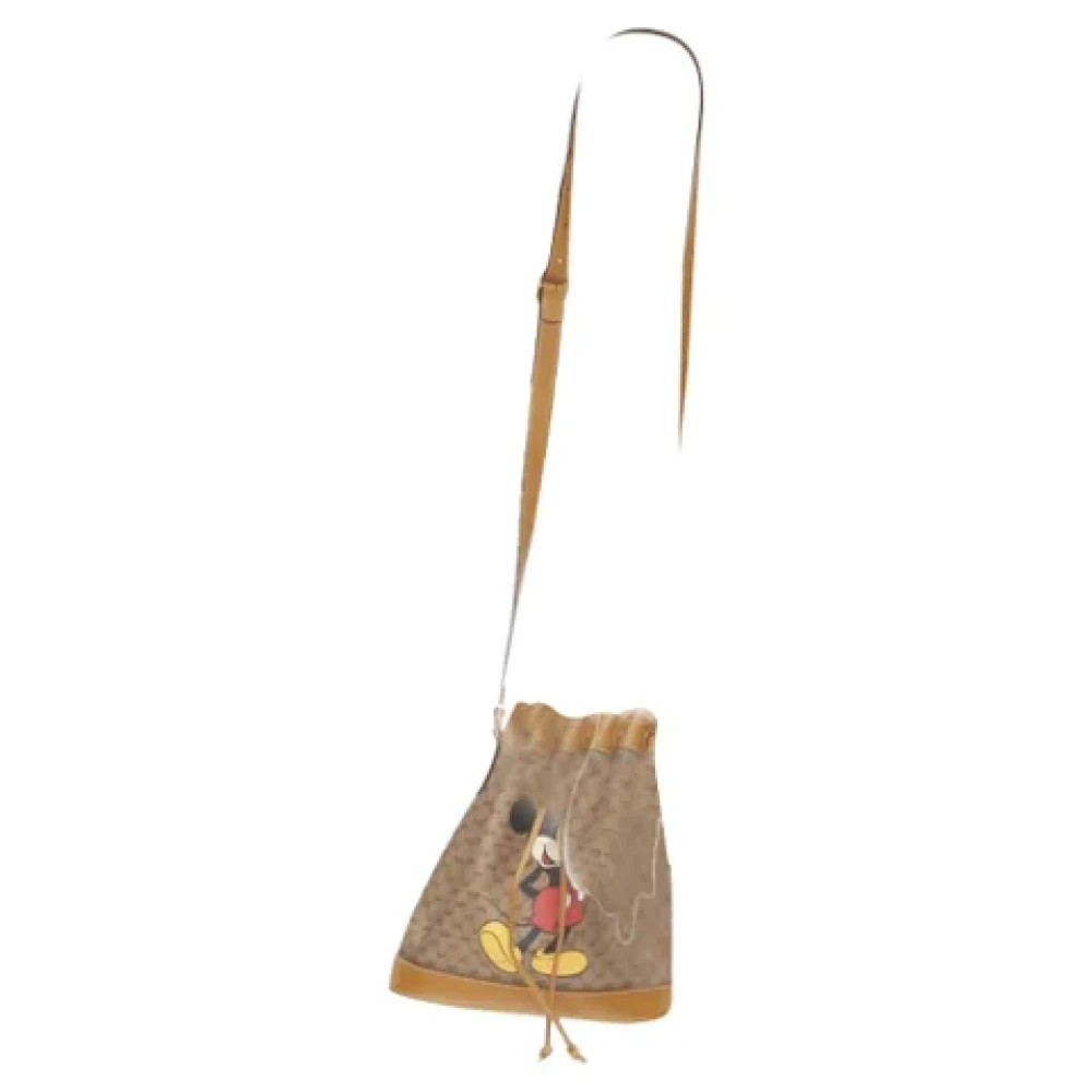 Gucci Vintage Pre-owned Canvas gucci-bags Brown Dames