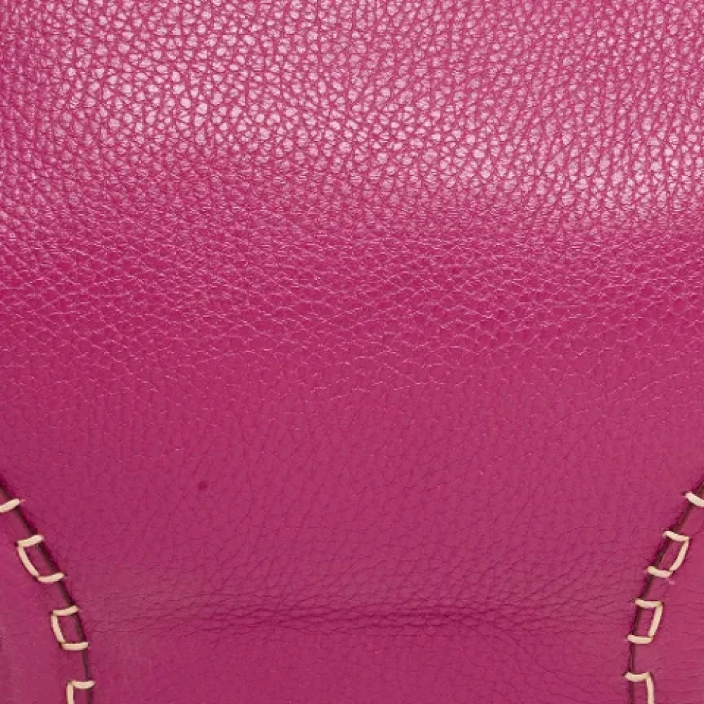 Burberry Vintage Pre-owned Leather shoulder-bags Pink Dames