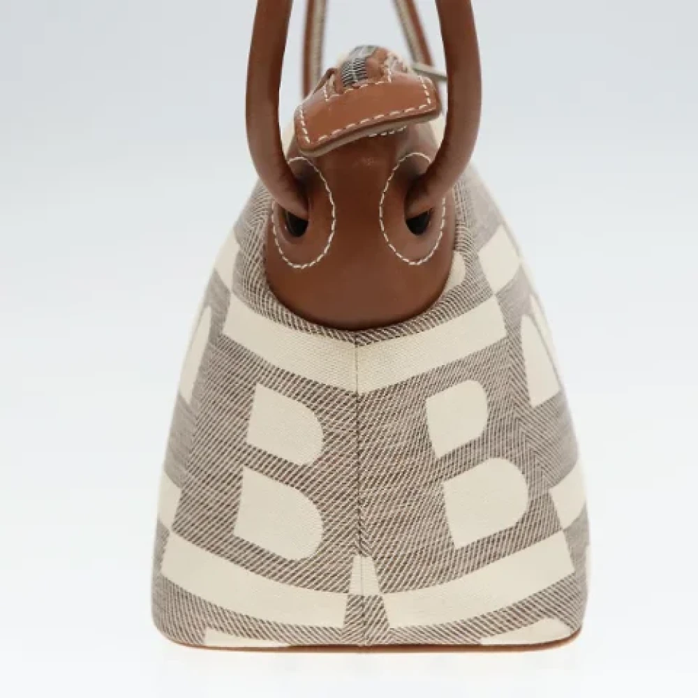 Bally Pre-owned Canvas handbags Beige Dames
