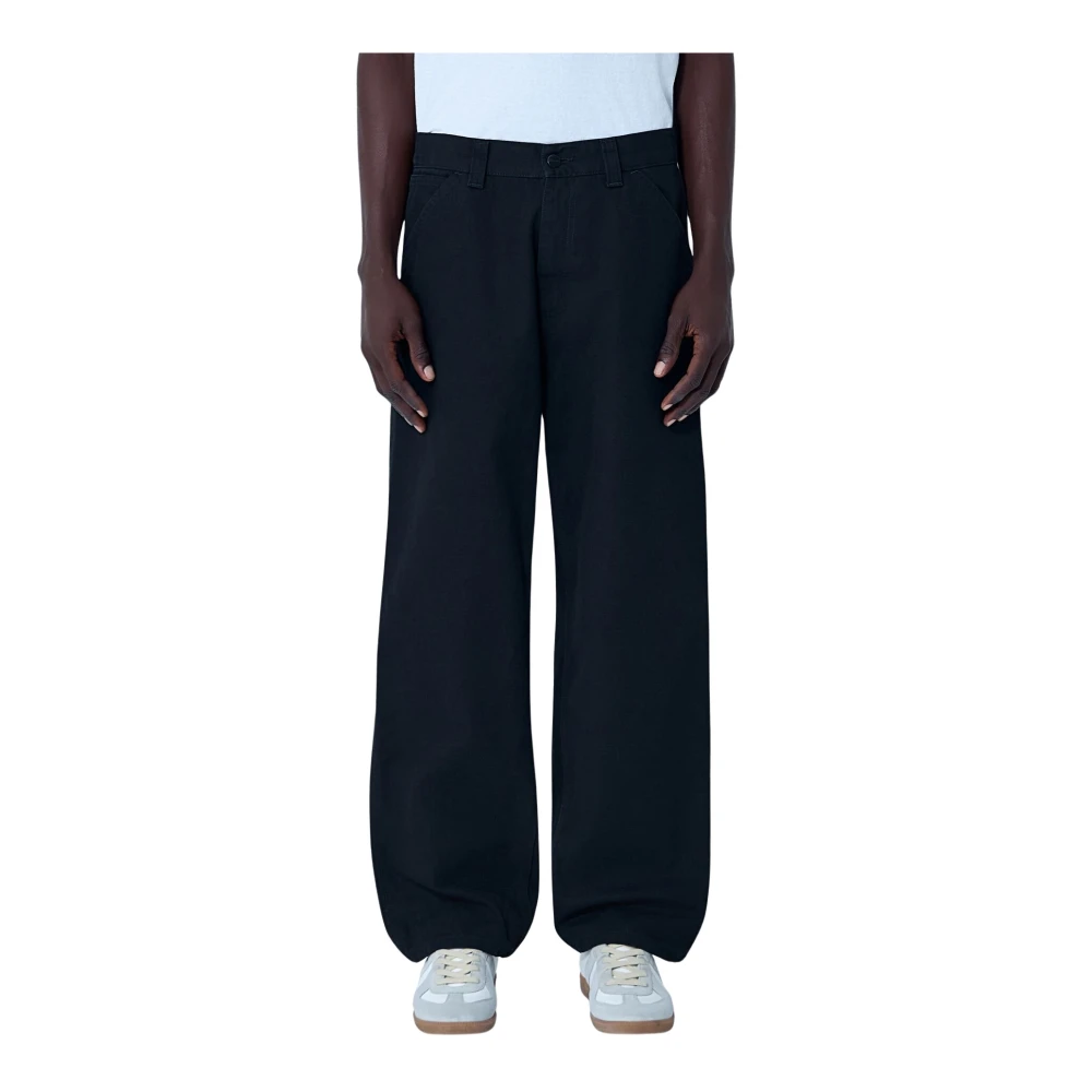 Carhartt Wip Men's Black Wide Trousers, Xl, Og Single Knee Pant