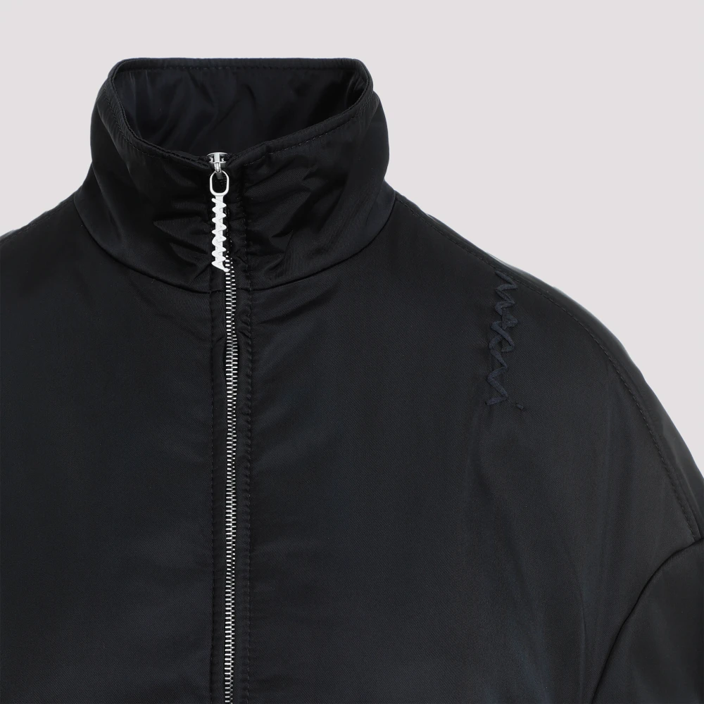 Marni Zwarte jas voor mannen Black Dames
