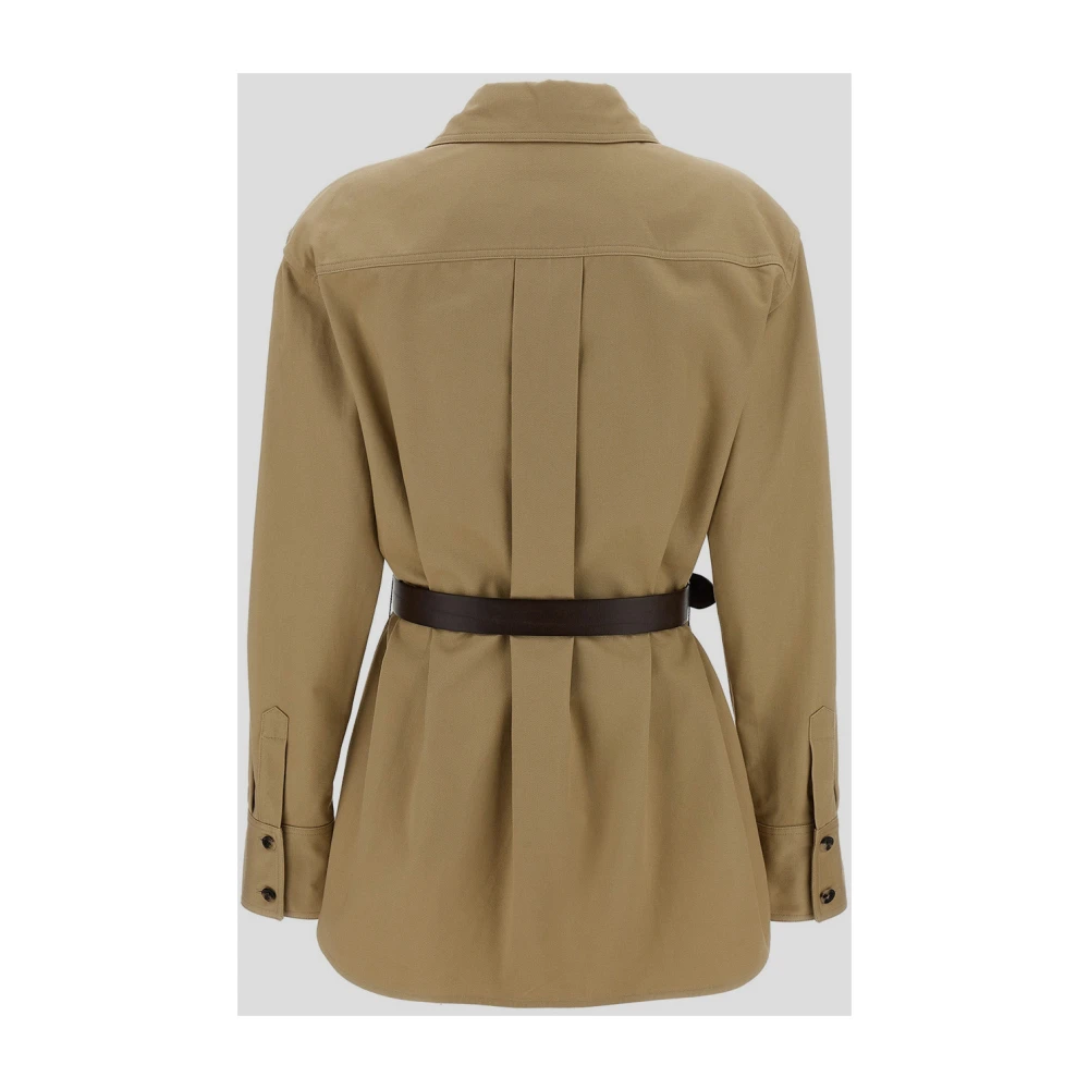 Saint Laurent Saharienne Shirt Beige Dames