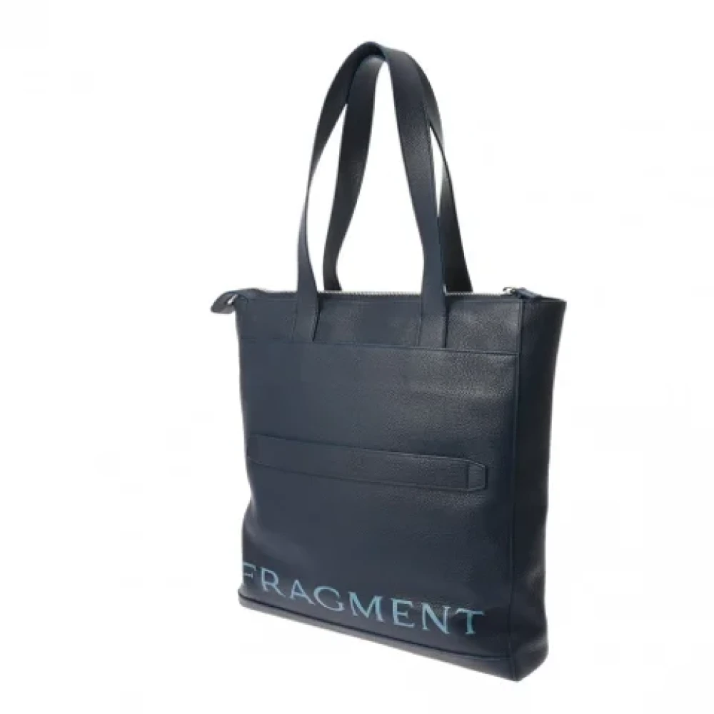 Bvlgari Vintage Pre-owned Leather totes Blue Dames
