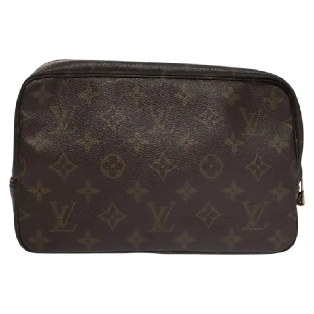 Louis Vuitton Vintage Pre-owned Canvas clutches Brown Dames