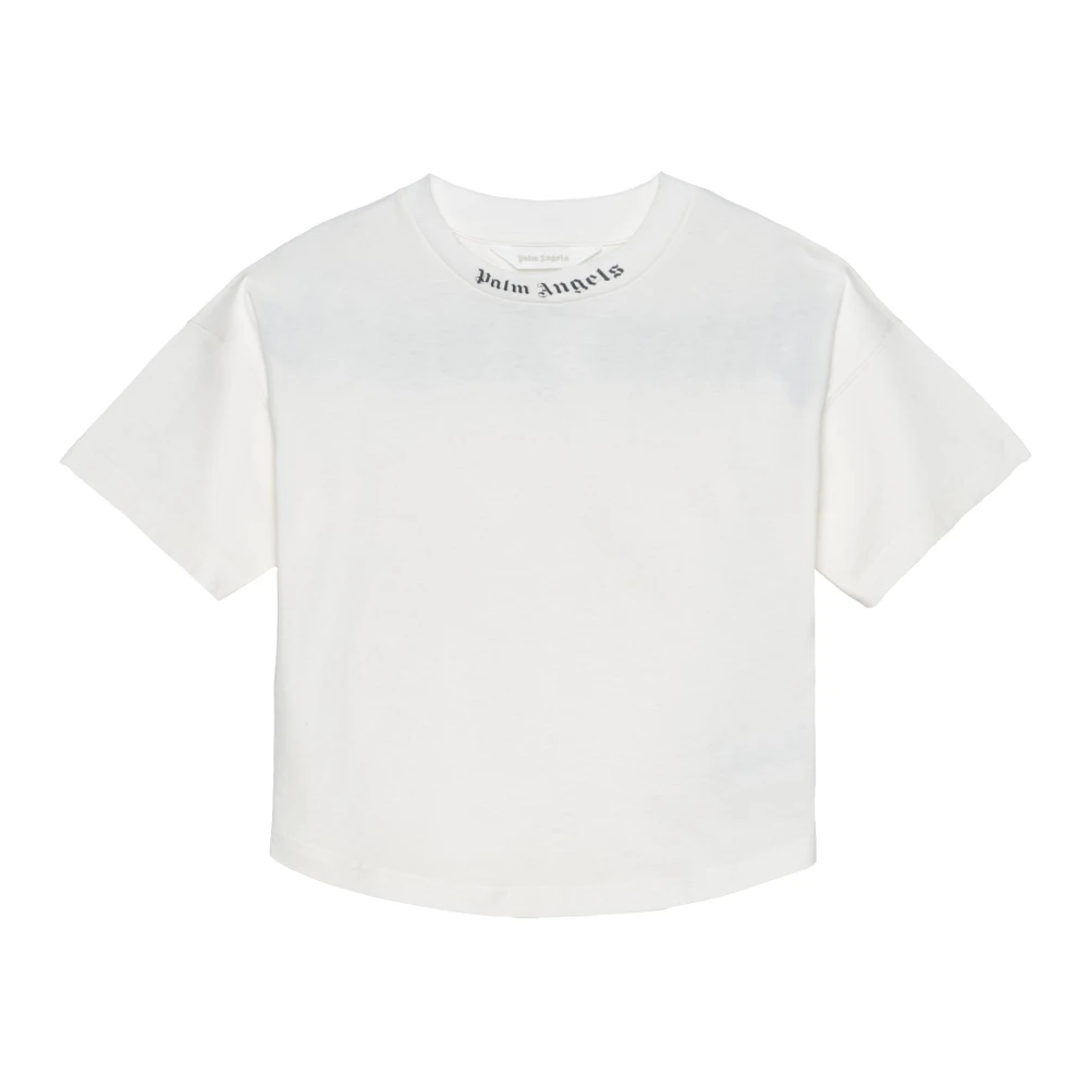 Palm Angels Men's White Classic Overlogo T-Shirt
