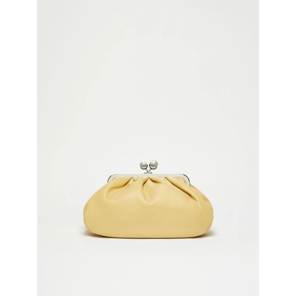 Max Mara Weekend Pasticcino Leren Tas met Afneembare Banden Yellow Dames