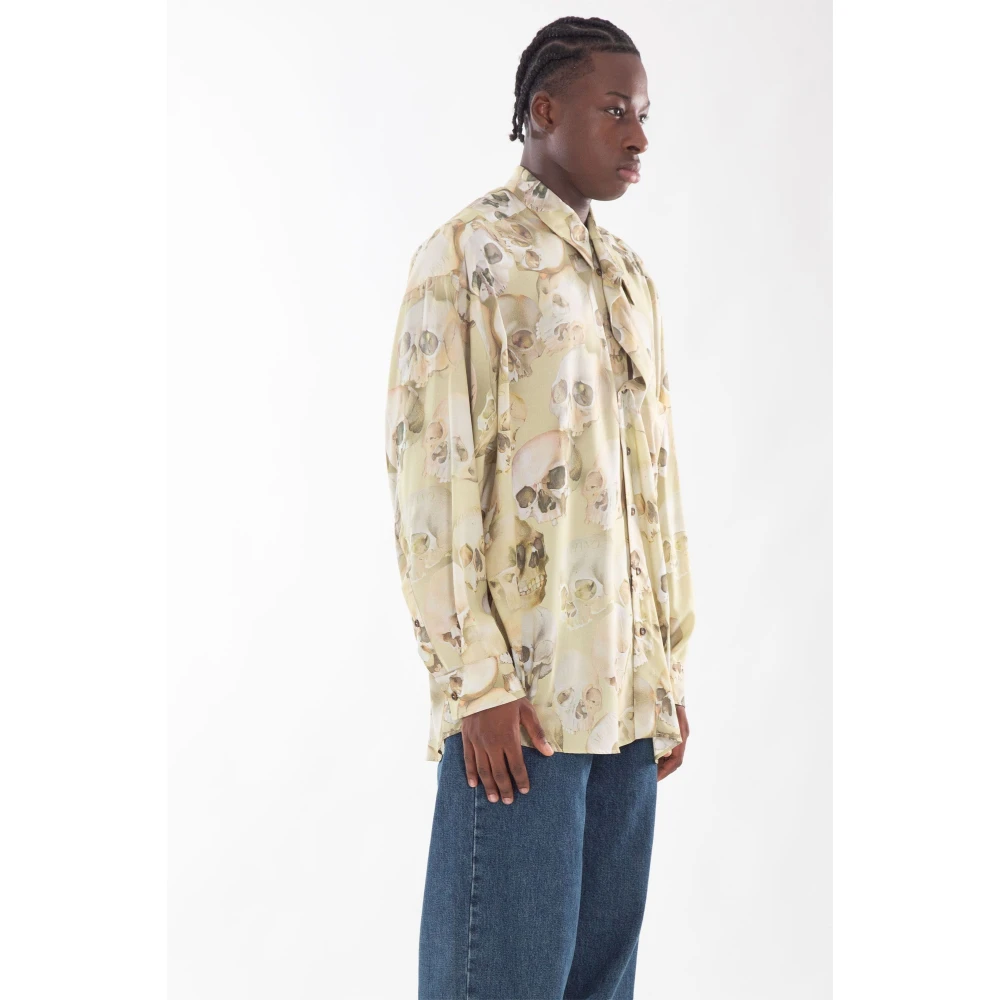 Magliano Gedraaide Fontanelle Shirt Beige Heren