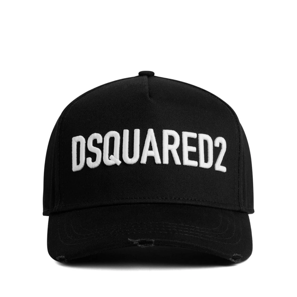 Dsquared2 Black Technicolor Baseball Cap - Male - Hats & Caps - One Size - Accessories