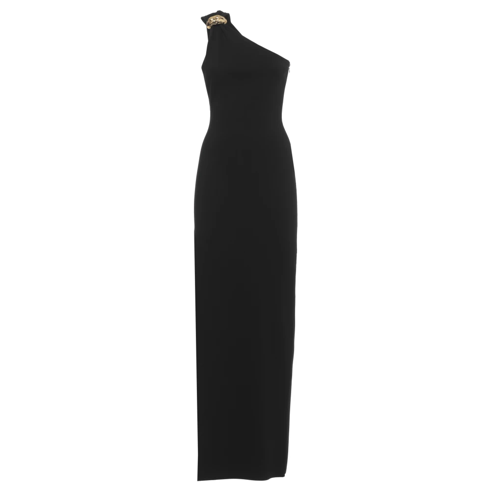 Elisabetta Franchi Black Gowns, Female, M, Red Carpet Dress