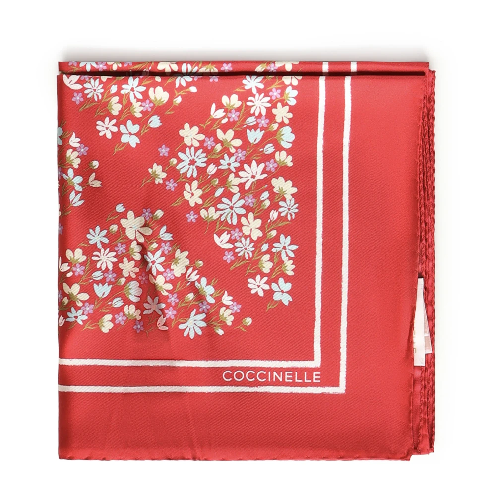Coccinelle Women's Multicolor Silk Scarves, One Size, Silk Scarf