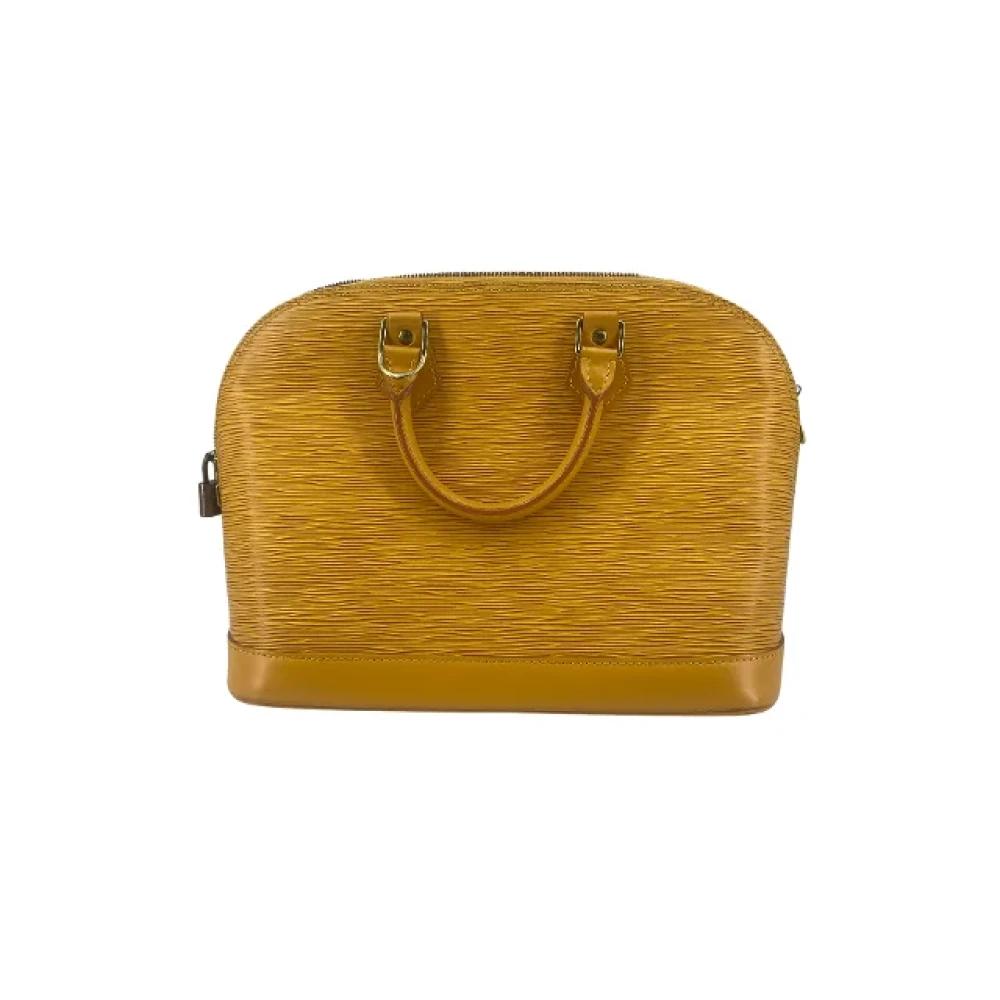 Louis Vuitton Vintage Pre-owned Canvas handbags Yellow Dames