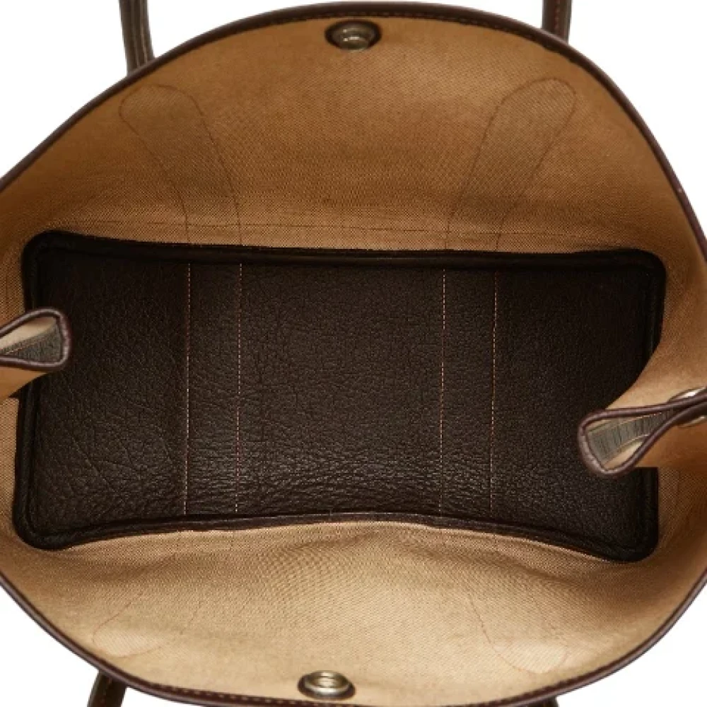 Hermès Vintage Pre-owned Canvas handbags Beige Dames